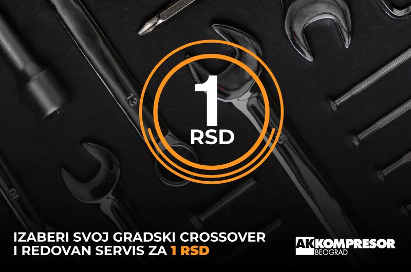 Izaberi crossover i servis za 1 RSD