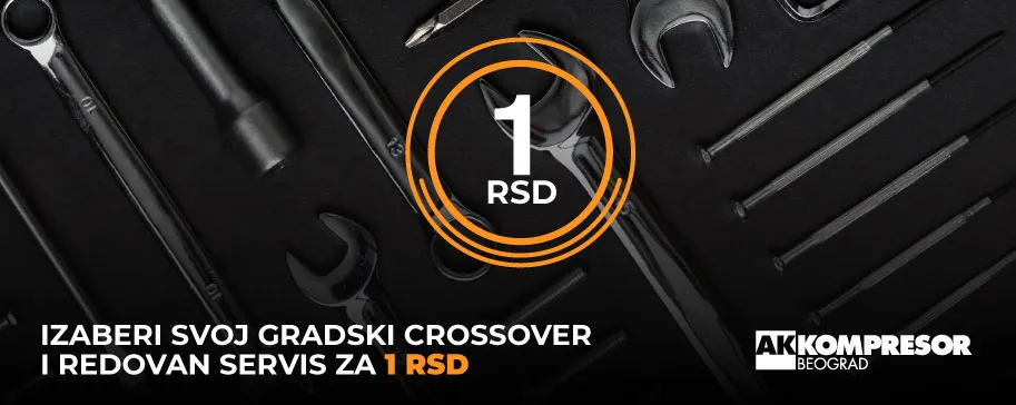 Izaberi crossover i servis za 1 RSD