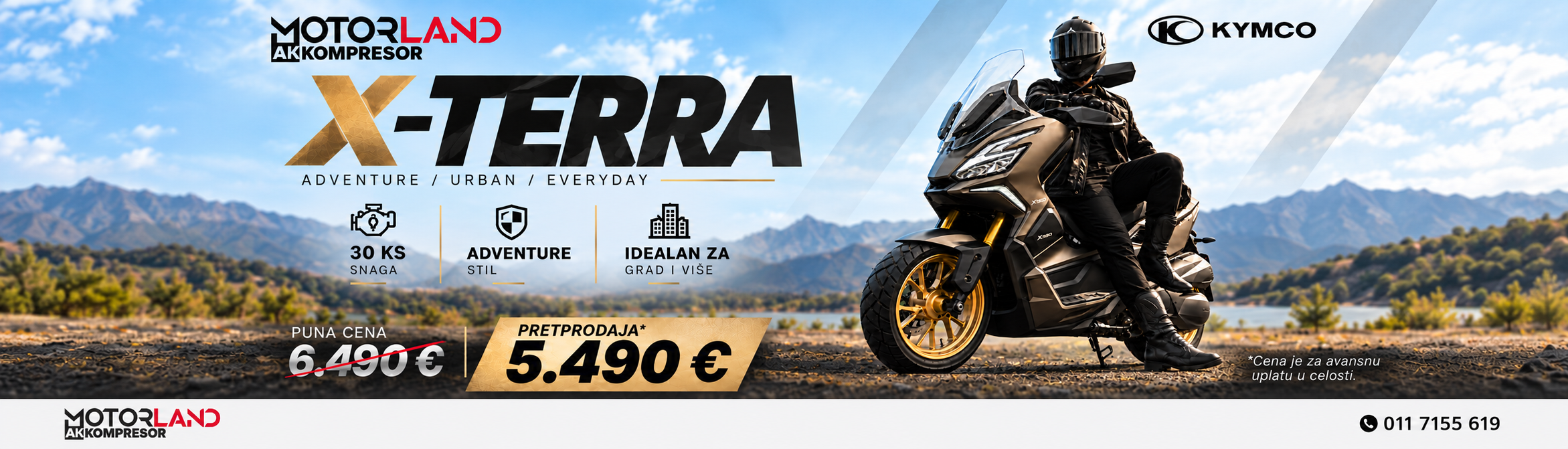 KYMCO Xterra pretprodaja