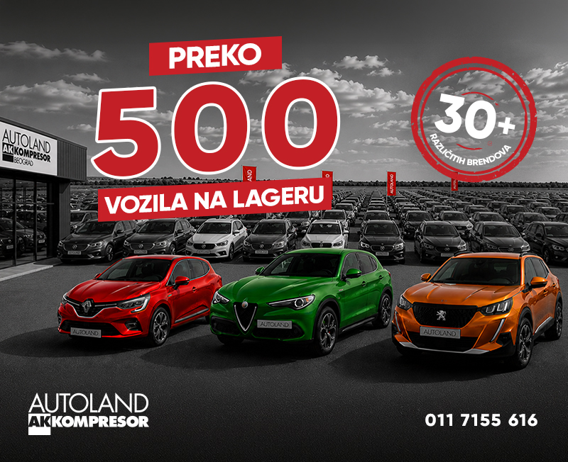 autoland preko 500 vozila na lageru