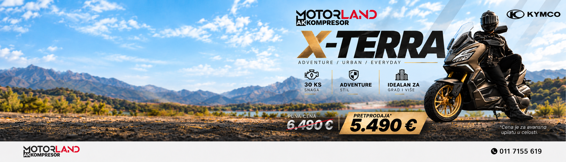 KYMCO Xterra pretprodaja
