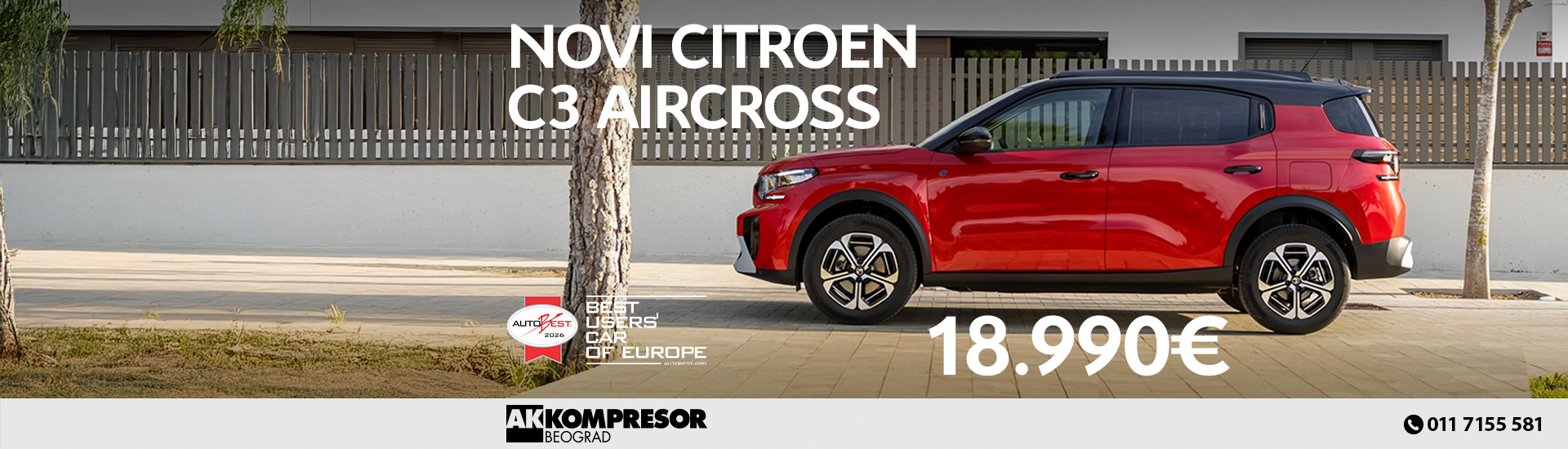 CITROEN C3 AIRCROSS CENA