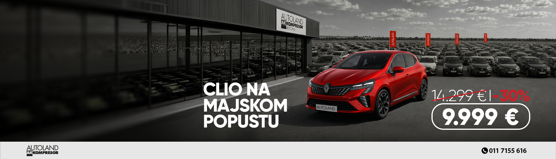 AUTOLAND clio na majskom popustu