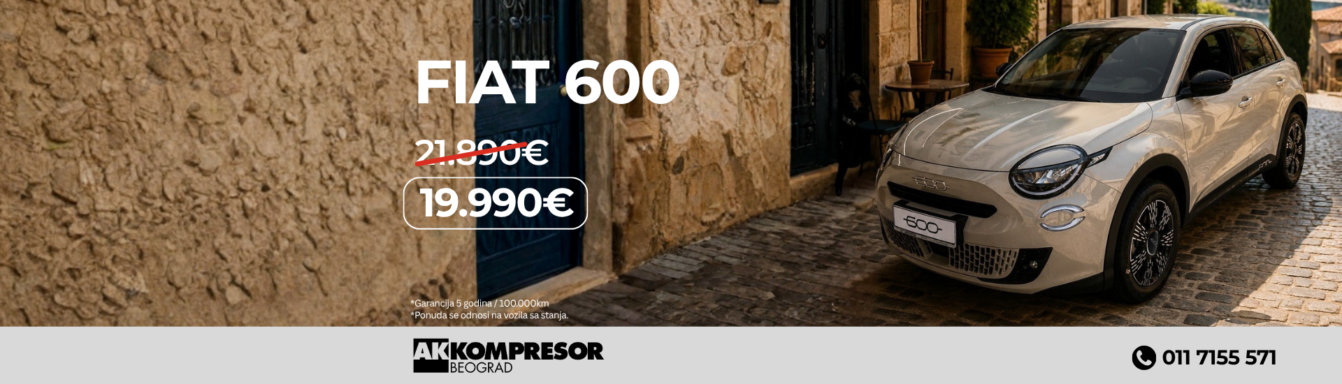 FIAT 600 letnja ponuda