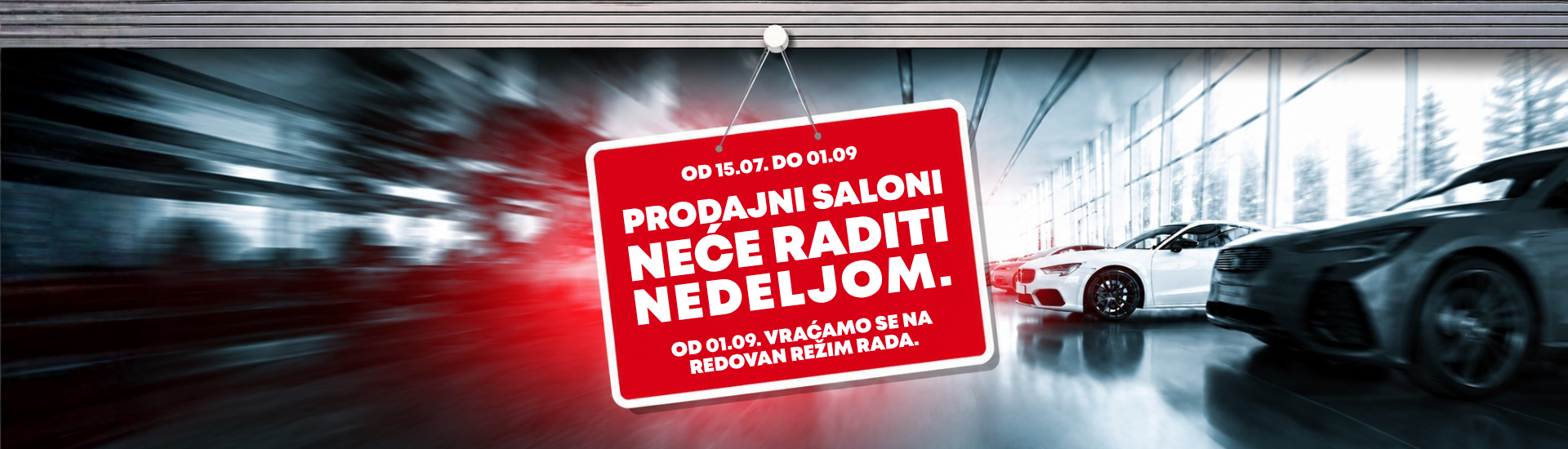 RADNO VREME NEDELJOM
