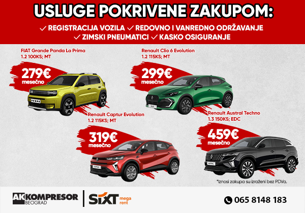 ponuda za pravna lica (AKK X SIXT)