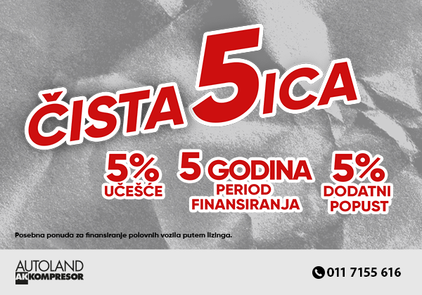 ČISTA 5-ICA AUTOLAND