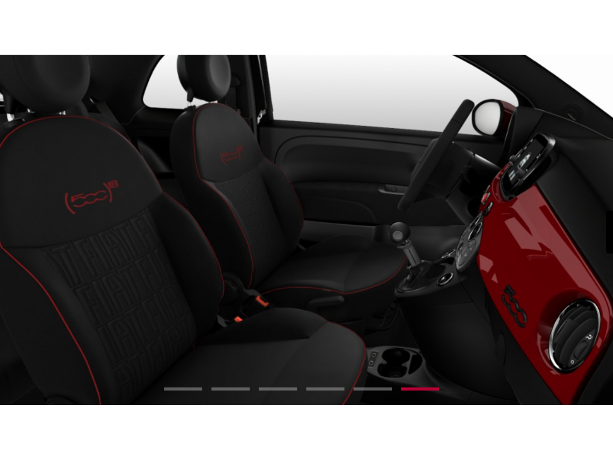 Fiat 500 1.0 bsg Hybrid 70ks RED